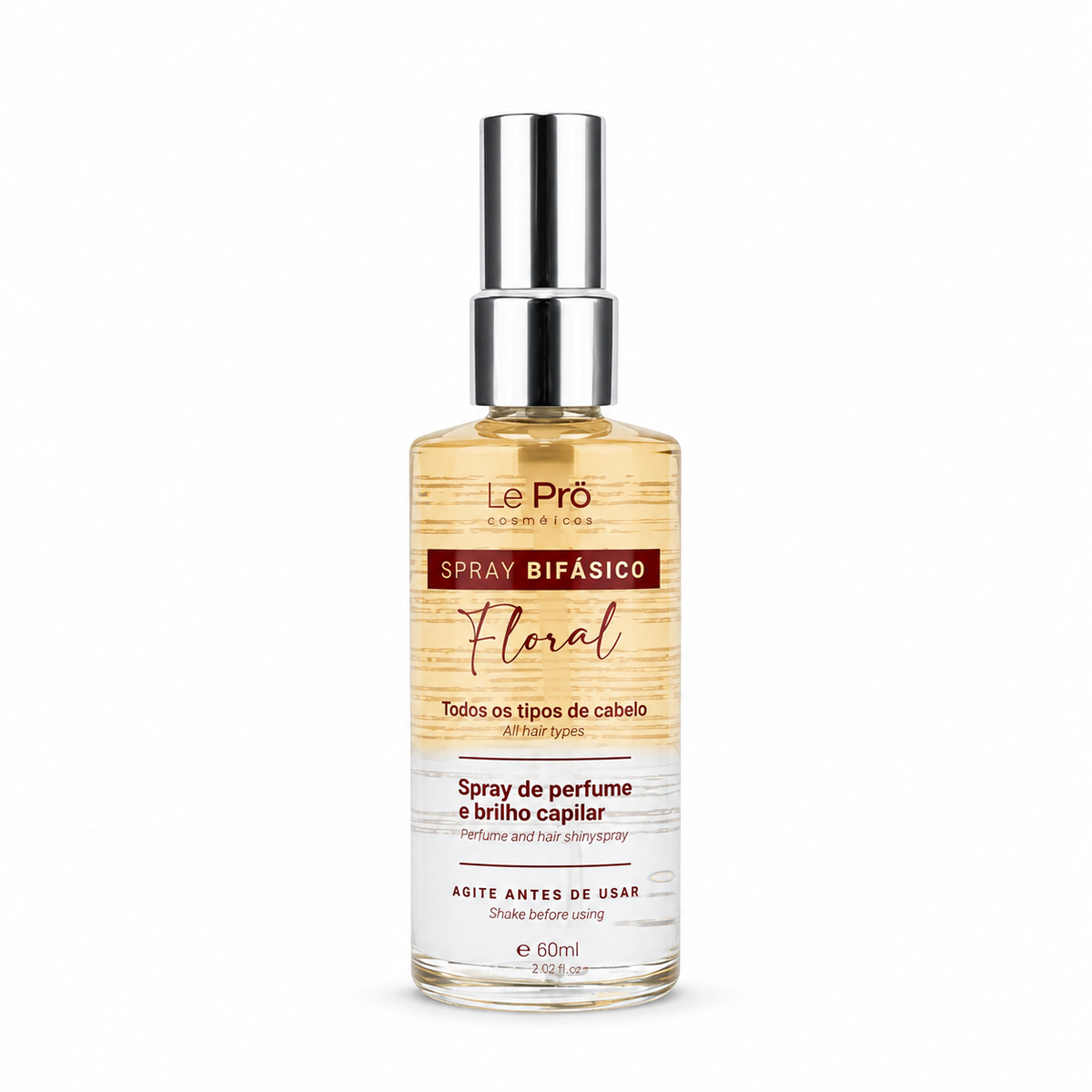 Two-phase Shine and Floral Perfume Hair Spray 60ml